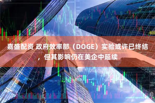 嘉盛配资 政府效率部（DOGE）实验或许已终结，但其影响仍在美企中延续